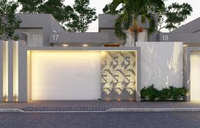 Imagem: A casa possui 2 Dormitórios, 2 Banheiros, 1 Vaga na garagem