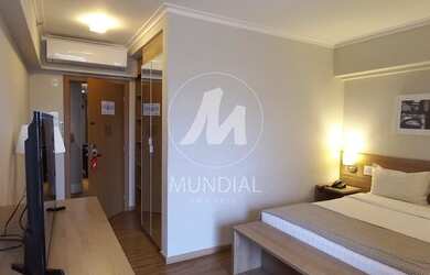 Imagem: O apartamento possui 1 Dormitório, 1 Banheiro, 1 Vaga na garagem