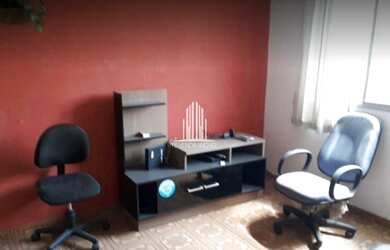 Imagem: O apartamento possui 1 Dormitório, 1 Banheiro, 1 Vaga na garagem