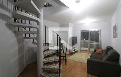 Imagem: O apartamento na cobertura possui 3 Dormitórios, 2 Banheiros