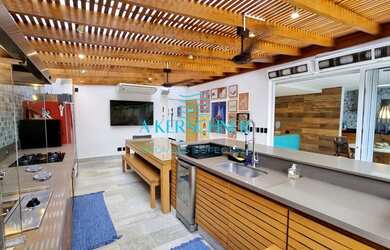 Imagem: A casa em condomínio possui 4 Dormitórios, 3 Banheiros, 1