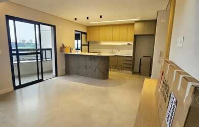 Imagem: O apartamento possui 1 Dormitório, 2 Banheiros, 2 Vagas na