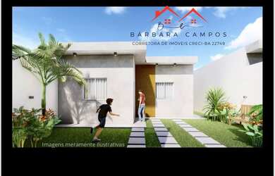 Imagem: A casa possui 2 Dormitórios, 1 Banheiro, 3 Vagas na garagem