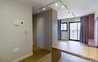 Imagem: O apartamento possui 1 Dormitório, 1 Banheiro, 37m² de Área