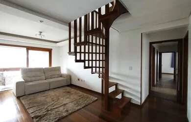 Imagem: O apartamento na cobertura possui 3 Dormitórios, 4 Banheiros