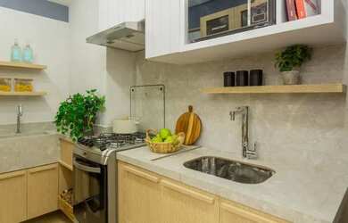 Imagem: O apartamento possui 2 Dormitórios, 1 Banheiro, 47m² de Área