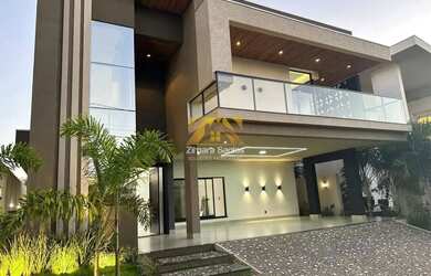 Imagem: A casa em condomínio possui 4 Dormitórios, 5 Banheiros, 2