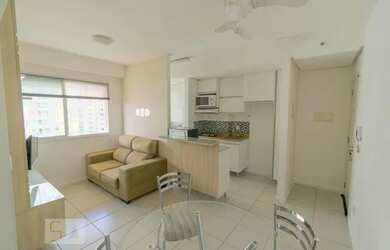 Imagem: O apartamento possui 1 Dormitório, 1 Banheiro, 1 Vaga na garagem