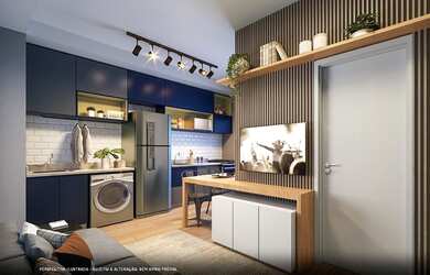 Imagem 9: Art Nações Unidas. 39m² de Área, 1 Banheiroe2 Dormitórios