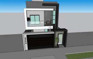 Imagem: A casa possui 3 Dormitórios, 4 Banheiros, 2 Vagas na garagem