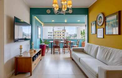 Imagem: O apartamento possui 3 Dormitórios, 2 Banheiros, 1 Vaga na