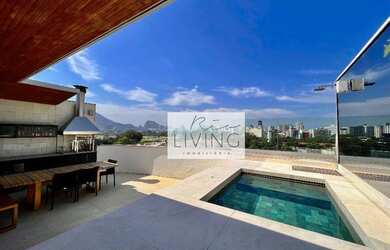 Imagem: O apartamento na cobertura possui 2 Dormitórios, 4 Banheiros