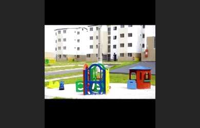 Imagem: O apartamento possui 2 Dormitórios, 1 Banheiro, 1 Vaga na garagem