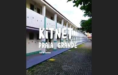 Imagem: A kitnet possui 1 Dormitório, 1 Banheiro, 1 Vaga na garagem