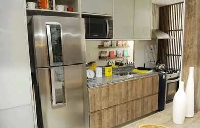 Imagem: O apartamento na cobertura possui 2 Dormitórios, 2 Banheiros