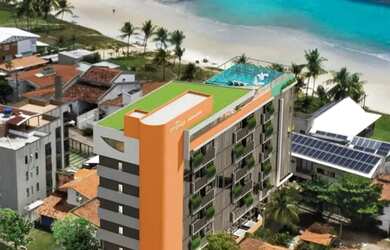 Imagem: O apartamento possui 1 Dormitório, 1 Banheiro, 1 Vaga na garagem