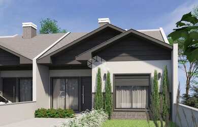 Imagem: A casa possui 2 Dormitórios, 1 Banheiro, 1 Vaga na garagem