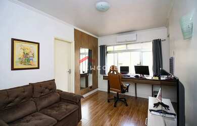 Imagem: O apartamento possui 1 Dormitório, 1 Banheiro, 1 Vaga na garagem