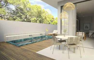 Imagem: A casa possui 3 Dormitórios, 2 Banheiros, 1 Vaga na garagem