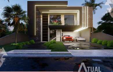 Imagem 1: A venda á casa sobrado no condomínio Shambala II em Atibaia