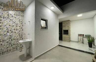 Imagem: A casa em condomínio possui 3 Dormitórios, 2 Banheiros, 2