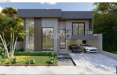 Imagem: A casa em condomínio possui 4 Dormitórios, 3 Banheiros, 4