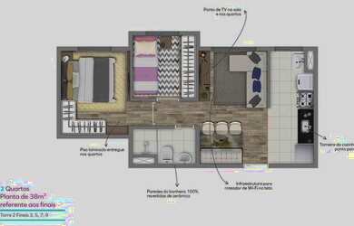 Imagem 5: Apartamento residencial para venda, Jardim Prudência, São Paulo - AP8273