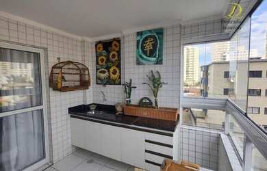 Imagem 1: Apartamento à venda, 82 m² por R$ 445.000,00 - Aviação - Praia Grande/SP