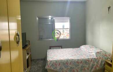 Imagem: O apartamento possui 1 Dormitório, 2 Banheiros, 1 Vaga na garagem