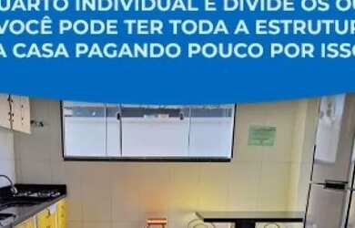 Imagem: A kitnet possui 1 Dormitório, 1 Banheiro, 1 Vaga na garagem
