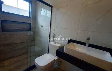 Imagem 14: BELÍSSIMA CASA NO ALPHAVILLE 1 PÉ DIREITO ALTO, PISCINA E DESIGN DE...