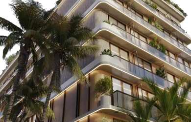 Imagem: O apartamento possui 1 Dormitório, 1 Banheiro, 1 Vaga na garagem