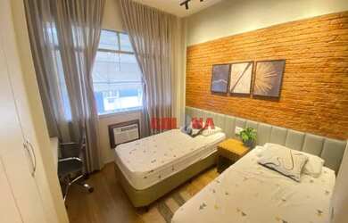 Imagem: O apartamento possui 1 Dormitório, 1 Banheiro, 30m² de Área