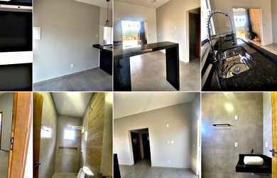 Imagem: A casa possui 1 Dormitório, 2 Banheiros, 4 Vagas na garagem