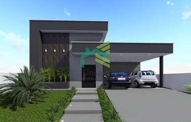 Imagem: A casa possui 4 Dormitórios, 3 Banheiros, 2 Vagas na garagem