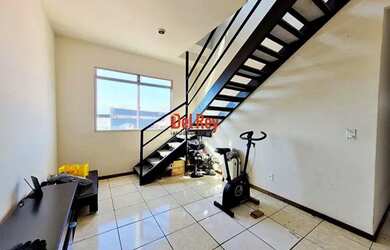 Imagem: O apartamento na cobertura possui 3 Dormitórios, 2 Banheiros