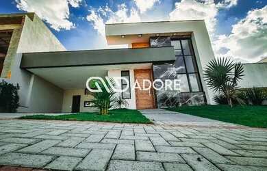 Imagem: A casa em condomínio possui 3 Dormitórios, 5 Banheiros, 4