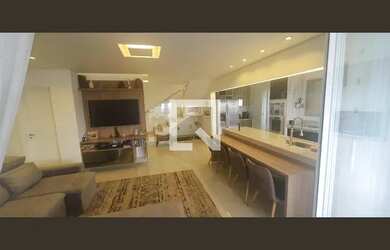 Imagem: O apartamento na cobertura possui 4 Dormitórios, 5 Banheiros