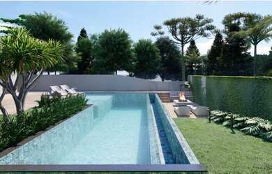 Imagem: A casa em condomínio possui 5 Dormitórios, 5 Banheiros, 5