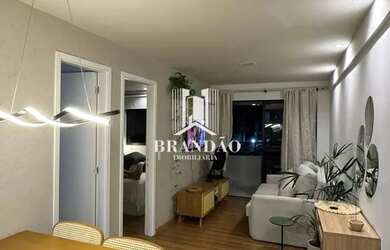 Imagem: O apartamento possui 1 Dormitório, 1 Banheiro, 1 Vaga na garagem