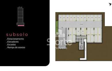 Imagem 7: Apartamentos com 2/4 sendo 1 suíte à venda, 57,42 m² e 60,63 m² sendo...