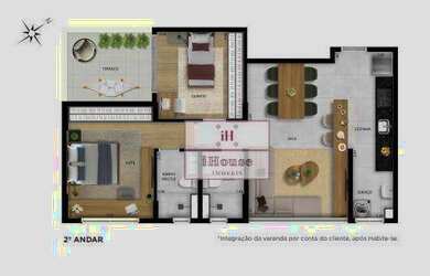 Imagem 6: Apartamento com 1 dormitório à venda, 43 m² por R$ 597.000,00 - Vale...