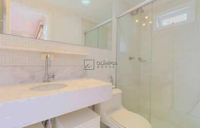 Imagem: O apartamento na cobertura possui 2 Dormitórios, 3 Banheiros