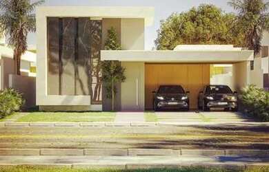 Imagem: A casa em condomínio possui 3 Dormitórios, 4 Banheiros, 2