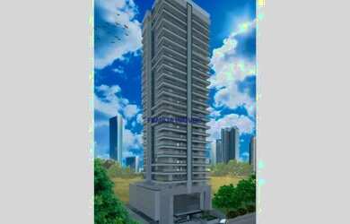 Imagem: O apartamento na cobertura possui 3 Dormitórios, 5 Banheiros