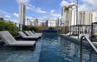 Imagem: O studio possui 1 Dormitório, 1 Banheiro, 1 Vaga na garagem