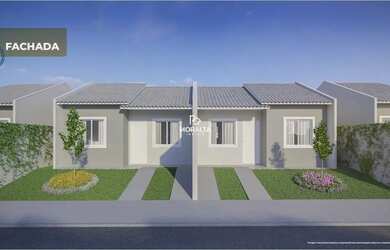 Imagem: A casa possui 2 Dormitórios, 1 Banheiro, 1 Vaga na garagem