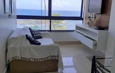 Imagem: O apartamento possui 1 Dormitório, 1 Banheiro, 1 Vaga na garagem