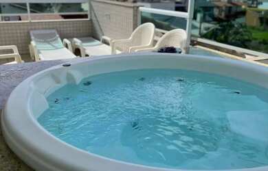 Imagem: O apartamento na cobertura possui 2 Dormitórios, 3 Banheiros