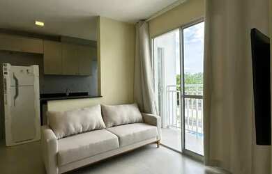 Imagem: O apartamento possui 2 Dormitórios, 1 Banheiro, 1 Vaga na garagem